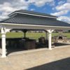 20' x 32' Pagoda Roof Pavilion with 8x8 columns