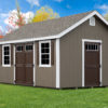 10x16 Gable Shed - LP SmartSide Siding, Shutters, Asphalt Shingles