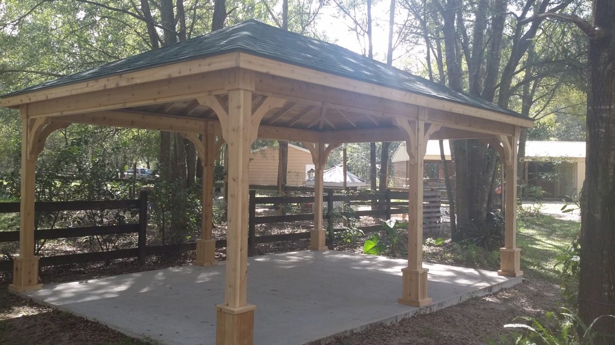 12' x 20' Cedar Pavilion