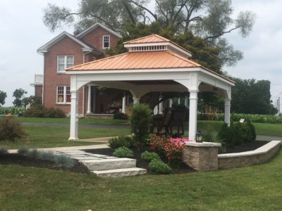 Vinyl Pagoda Roof