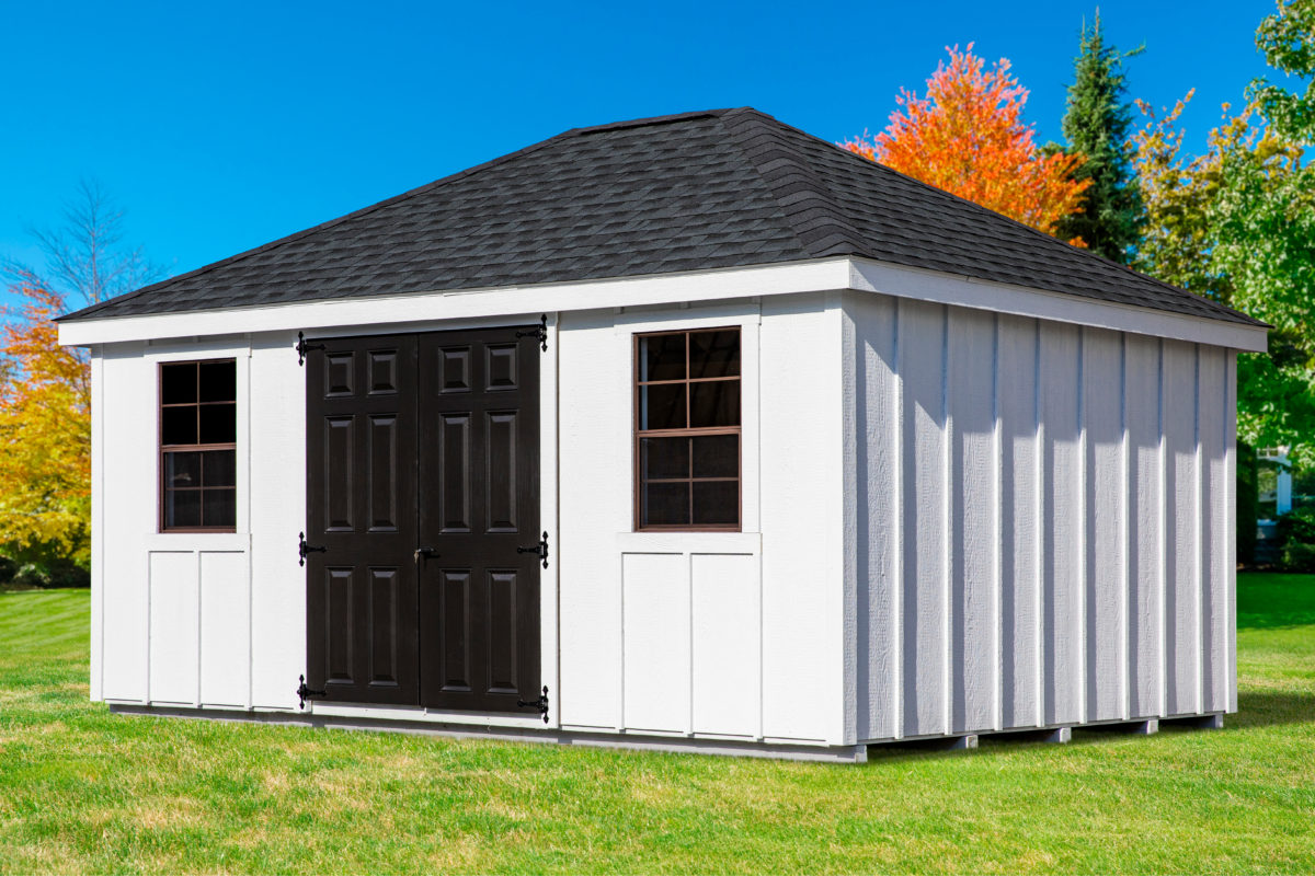 10' x 16' Hip Roof Shed