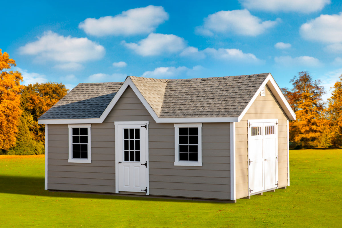 12' x 20' Hamilton Shed - LP Lap Siding w/ Peak Dormer