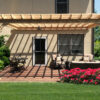 10x12 Cedar Wall Mounted Pergola