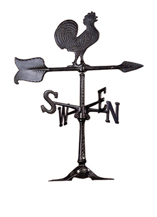 Aluminum Rooster Weathervane