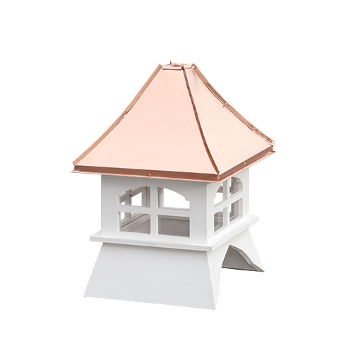 18" Cupola with Copper Roof & Windows