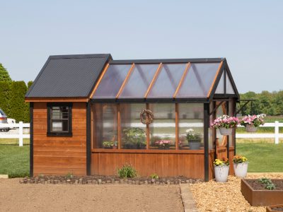 Cedar Greenhouse Shed