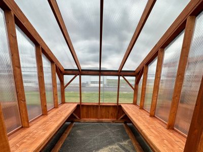 Cedar Pergola Greenhouse